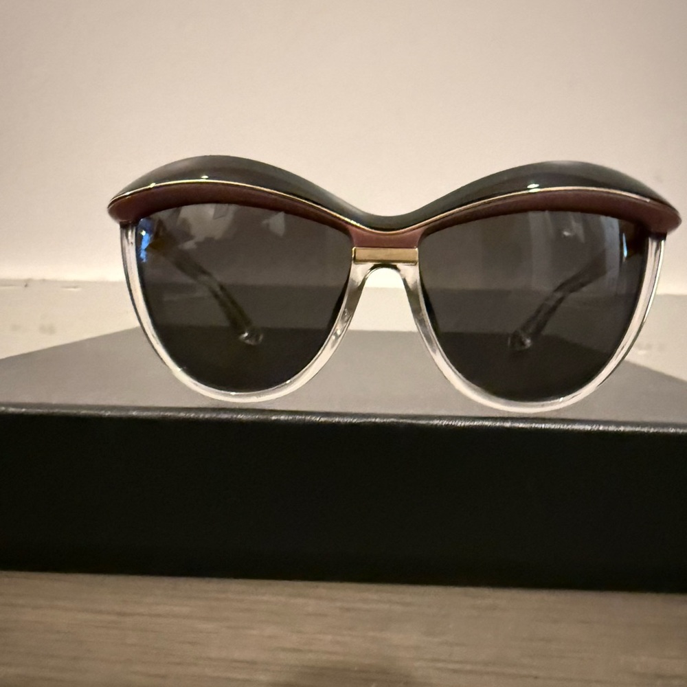 Dior Black and Brown Sunglasses